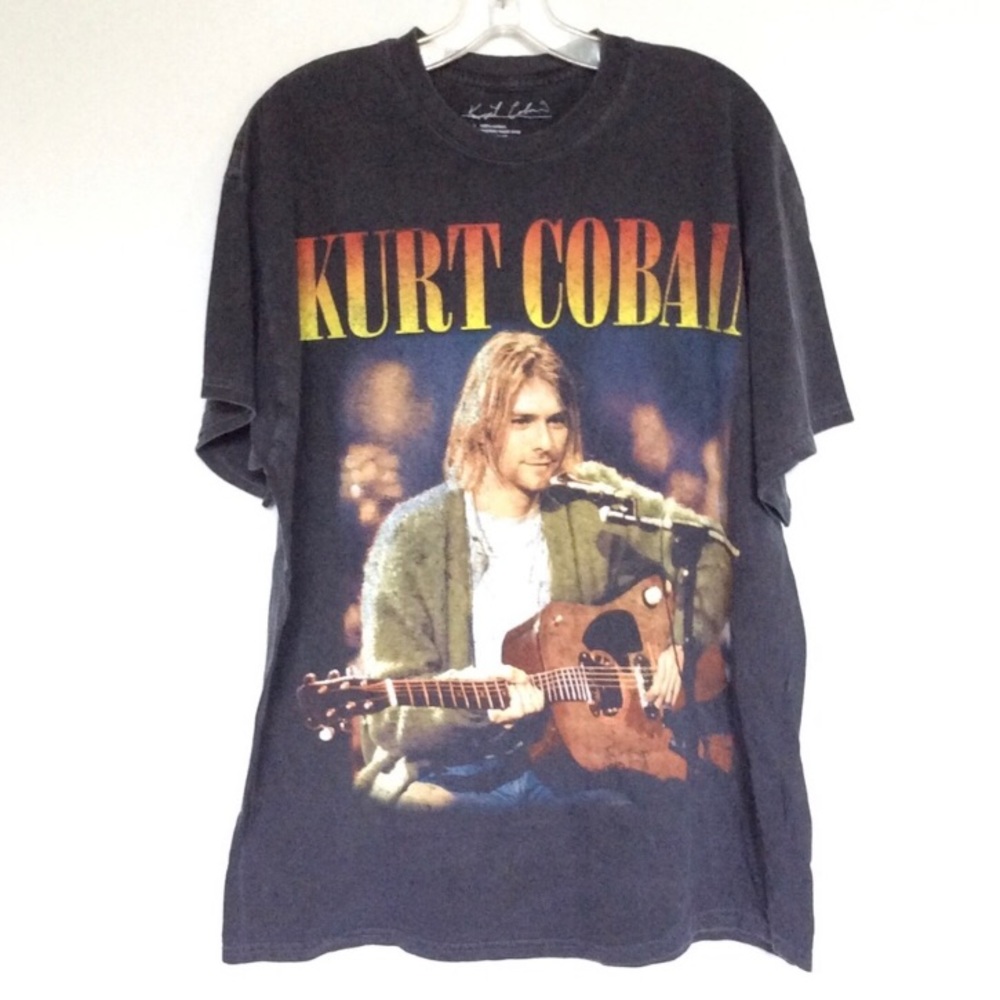 Kurt Cobain Oversized Tee Shirt Dress